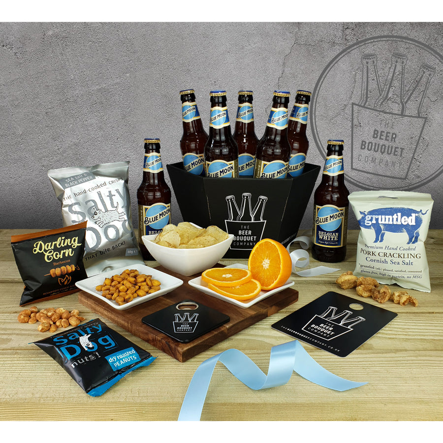 Blue Moon Bouquet Contents - The Perfect Gift from The Beer Bouquet Company