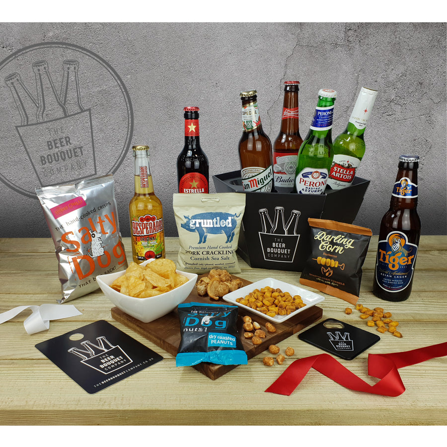 Mixed Lager Bouquet Contents - The Perfect Gift from The Beer Bouquet Company